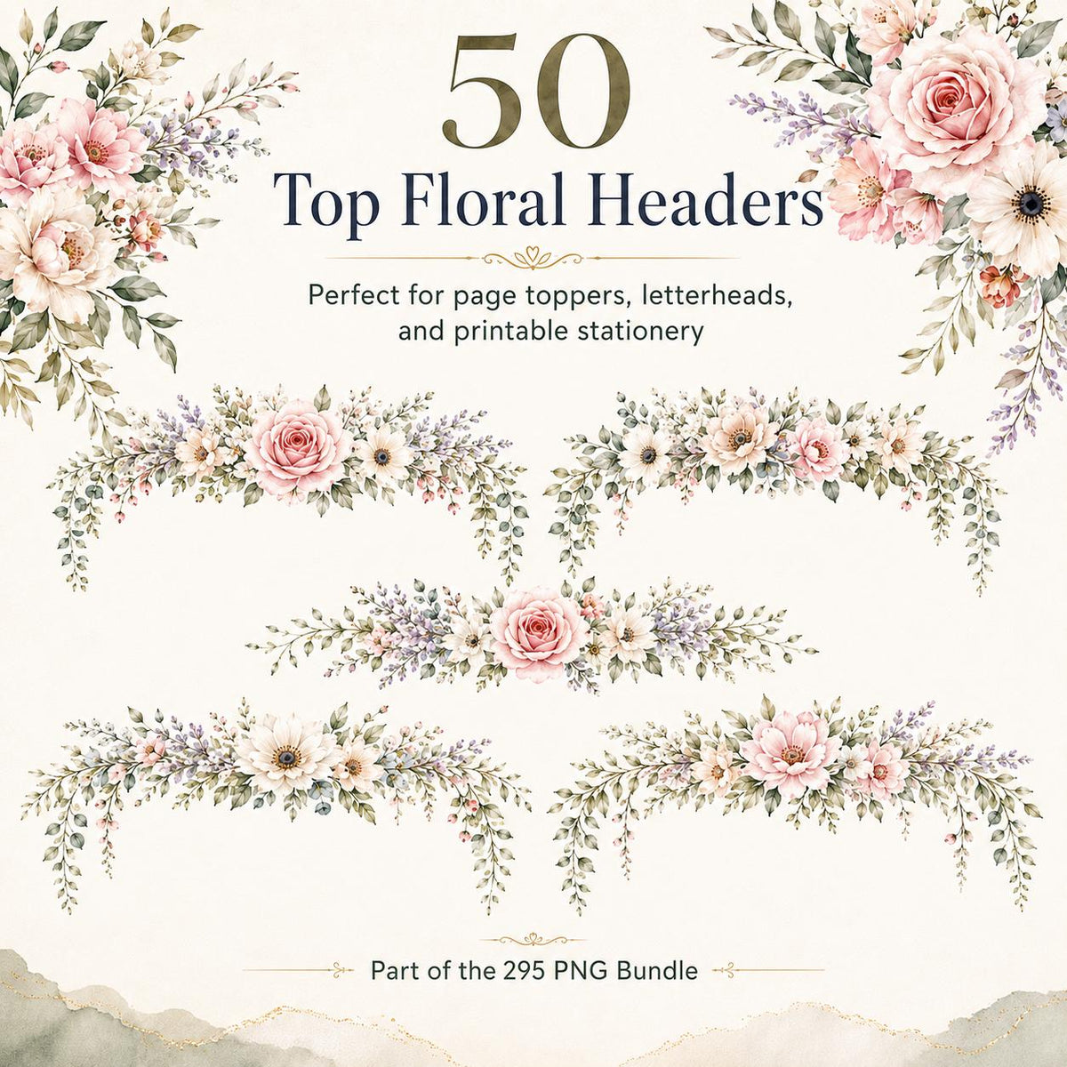 50 top floral headers